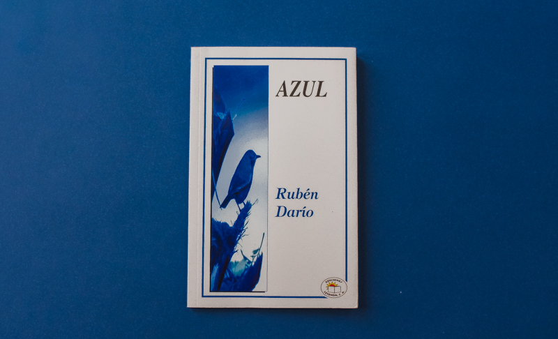 portada del libro azul de rubén darío