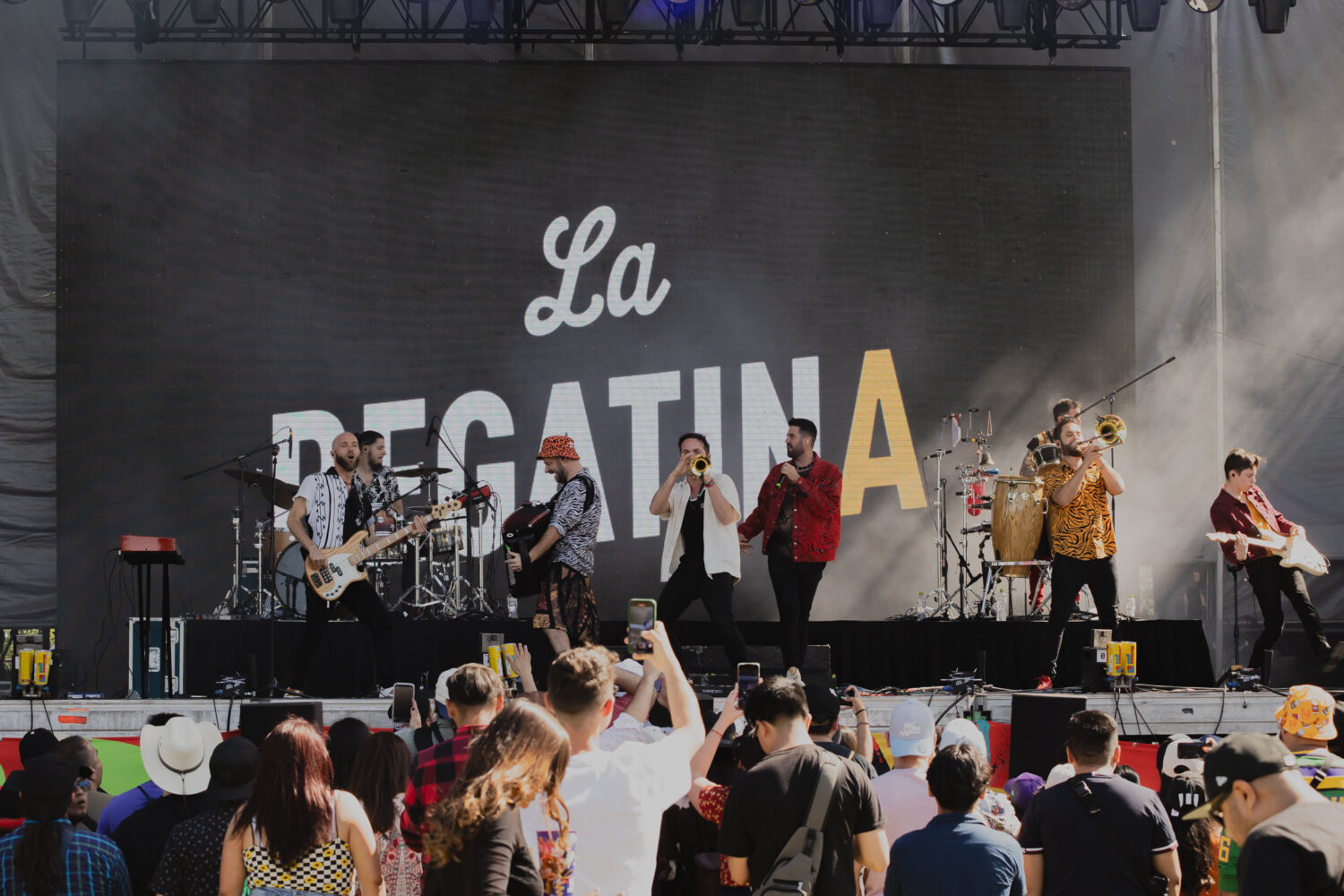 Grupo español La Pegatina en el Tecate P'al Norte